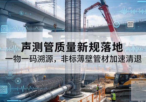 涞源声测管质量新规落地，一物一码溯源，非标薄壁管材加速清退