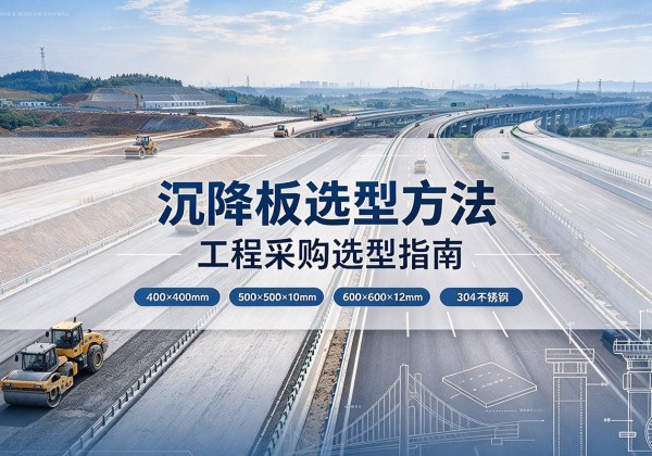 涞源沉降板选择方法